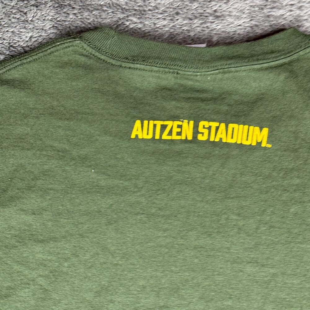 Oregn Ducks UO Football Shirt Mens L Green Script Logo Crew Neck Short Sleeve - Picture 3 of 6